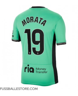Günstige Atletico Madrid Alvaro Morata #19 3rd trikot 2023-24 Kurzarm